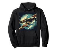 Spitfire Iconic WW2 Airplane Warbird Pullover Hoodie