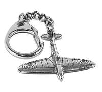 Spitfire Keyring (World War 2, RAF Plane Pilot, Royal Air Force) Gift Pouch