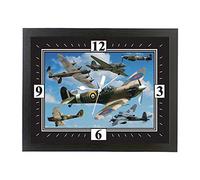 Spitfire, Lancaster and War Planes Gift Clock
