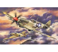 Spitfire Mk.VIII WWII USAAF Fighter 1:48 Plastic Model Kit ICM