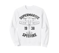 Spitfire RAF Fighter Plane WWII UK British Military Aircraft Sweatshirt