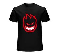 Spitfire Skateboard Wheels Bighead Fill Men's T-Shirt Black Unisex Mens Tees XL