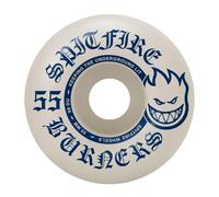 Spitfire Skateboard Wheels Burners 55mm 99A White/Blue