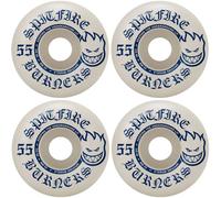 Spitfire Skateboard Wheels Burners 55mm 99A White/Blue