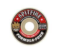 Spitfire Unisex Adult Formula Four 101DU Conical Full Skateboarding Wheel - Off-White, 52 mm