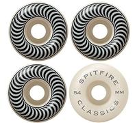 Spitfire Unisex Adult Formula-Four Classic Wheels - White, 54 mm