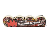 Value not found Spitfire Unisex Adult Formula Four Conical Full 101DU Conical Full. Wider Riding Surface and Cutaway Deign for Unmatched Control and Lasting Speed Everywhere. - Off white, 54mm