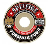 Spitfire Unisex Adult Formula Four Conical Full 101DU Conical Full. Wider Riding Surface and Cutaway Deign for Unmatched Control and Lasting Speed Everywhere. - Off white, 56mm