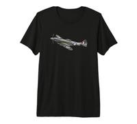 Spitfire Vintage Plane War Bird Design Premium T-Shirt