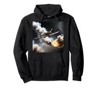 Spitfire War Plane Design Pullover Hoodie