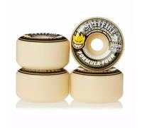 Spitfire Wheels Spitfire Skateboard Wheels 54mm F4 99A Conical Yellow Print