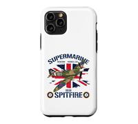Spitfire WW2 Fighter Plane Aviation UK British Military Case for iPhone 11 Pro