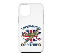Spitfire WW2 Fighter Plane Aviation UK British Military Case for iPhone 12/12 Pro