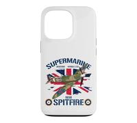 Spitfire WW2 Fighter Plane Aviation UK British Military Case for iPhone 13 Pro