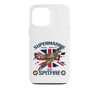 Spitfire WW2 Fighter Plane Aviation UK British Military Case for iPhone 13 Pro Max