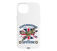 Spitfire WW2 Fighter Plane Aviation UK British Military Case for iPhone 15 Plus