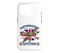 Spitfire WW2 Fighter Plane Aviation UK British Military Case for iPhone 16 Pro
