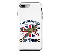 Spitfire WW2 Fighter Plane Aviation UK British Military Case for iPhone 7 Plus/8 Plus
