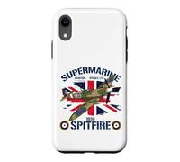 Spitfire WW2 Fighter Plane Aviation UK British Military Case for iPhone XR