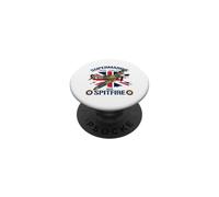 Spitfire WW2 Fighter Plane Aviation UK British Military PopSockets Adhesive PopGrip