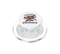 Spitfire WW2 Fighter Plane Aviation UK British Military PopSockets PopGrip for MagSafe