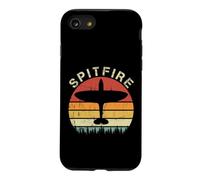 Spitfire WW2 Fighter Plane Vintage Retro UK British Military Case for iPhone SE (2020) / 7/8