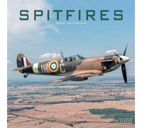 Spitfires 2026 Calendar | Square Wall Calendar | Aircraft, Warplane Gift | Plastic Free Packaging | by Avonside Publishing