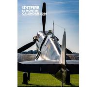 Spitfires (WW1 and WW2) 2026 Calendar, A3, Wirobound, Full Colour, Free Pack of Calendar Stickers