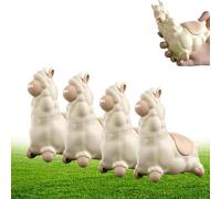 Spitting Llama Toy,Alpaca Interactive Water Sprayer,Spinning Llama Water Blaster,Animal Push Water Gun Sprinkler,Cute Water Gun for for Kid Summer Outdoor Play (4PCS)