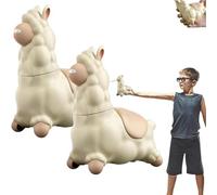 Spitting Llama Water Gun, Interactive Alpaca Water Squirt Toy, Leak-Proof Funny Water Sprinkler, Outdoor Summer Water Toy, Beach, Pool, Yard Fun, Family Games (2 PCS)