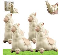 Spitting Llama Water Toy,Alpaca Interactive Water Sprayer,Funny Spoof Push Water Sprinkler Leak-Proof,Llama Squirt With Head Shaking,Funny Alpaca Interactive Water Sprayer,4pcs