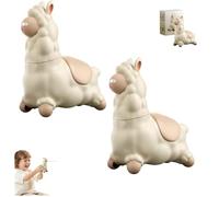 Spitting Llama Water Toy, Llama Squirt Gun with Head Shaking, Alpaca Interactive Water Sprayer, Push Water Sprinkler for Kids Sprinkler Leak-Proof (2pcs)