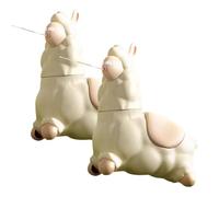 Spitting Tiny Alpacas Toy Press Animal Shape Water Sprayer with 45° Swivel Head for Indoor and Outdoor Summer Cooling Fun(2 of Them) (2 of them)