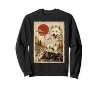 Spitz Howling Vintage Ukiyo-e Japanese Art Sweatshirt