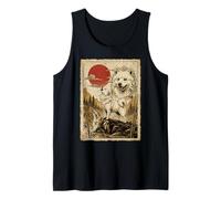 Spitz Howling Vintage Ukiyo-e Japanese Art Tank Top