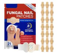 Spitzu Toenail Patch Fungal, Luckinwish Toenail, 21pcs Nail Fungus Care Patches - Repair Nails, Fungal Nail Treatment for Toenails Extra Strong, Restores The Natural Shine Of Nails (1PCS)