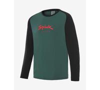 Spiuk All Terrain Long Sleeve Jersey Dark Green Black - 3XL