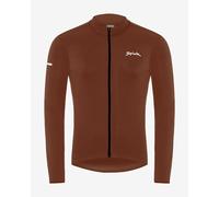Spiuk Anatomic Pulse Long Sleeve Jersey Brown - XS