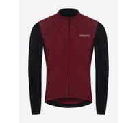 Spiuk Profit Ultralight Long Sleeve Jersey Maroon Black - L