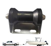 Spizummp 5" Boat Trailer Spool Stationary Keel Roller Bracket Assembly, Stationary Keel Roller Assembly, Galvanized Steel Boat Trailer Rollers With Brackets For 2-3 Inches Trailer Tongue Frame