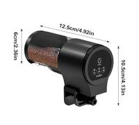 Spizummp Auto Fish Feeder for Aquarium - Automatic Food Feeder for Fish Tank - 100ml Capacity 12H 24H 48H Timing Dispenser for Aquarium Shrimp Turtle Tetra Koi Betta