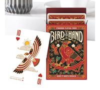 Spizummp Bird In The Hand Themed Playing Cards, Bird Pattern Poker Playing Cards, 54pcs Of Stunning Custom Art, Durability, Toys Games For Collectors Adults Nature Lovers