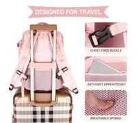 Spizummp Business Travel Backpack,Extra Large Women Large Backpack - With USB Charging Port Extra Lightweight Waterproof Bag Fits 15.6 In Notebook For Hotel