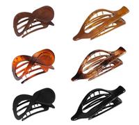 Spizummp Flat Hair Claw Clips | Non-slip Hairpin Barrette Banana Clips Hairgrips - Vintage Headwear Accessories, Headdress for Family, Friends, Colleagues