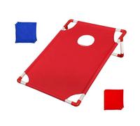 Spizummp Kids Cornhole Game Set | Lightweight Cornhole Boards Set,Portable Space-Saving with Storage Bag Toddler Toy for Kids Play Indoor Outdoor Beach Backyard Lawn Camping