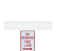 Spizummp Parking Stencil,Marking Precise Cut Foldable Tool - Reusable Concrete Stencil - for Warehouse School Hospital Driveway Loading Dock Private Road Factory Floor Sports