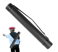 Spizummp Poster Holder Tube, Poster Carrier Tube, with Shoulder Strap Waterproof Reusable Telescoping Carrying Case for Crafts Drawing Paper Classroom Projects Art School