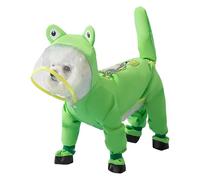 Spizummp Small Dog Raincoat - Waterproof Dog Raincoats with Hood | Quick-Drying Poncho with Reflective Strip for Large Medium Small Puppy Winter Thunderstorm Snow Cold Weather