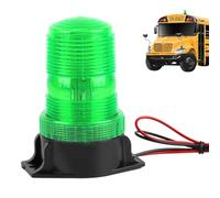 Spizummp Strobe Rotate Beacon Light - LED Strobe Beacon Light Amber Warning Light, Flashing Safety Strobe Beacon Light, Roof Top Flasher for C-ars - Green