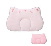 Spizummp Toddler Pillows For Sleeping - Anti-vomiting Breathable Sweat-absorbent Cloud Pillow, Cute Plush Pillow Shapes Head And Neck Support Cushion - Pink